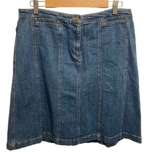 Jones Sport Stretch Jean Skirt 10